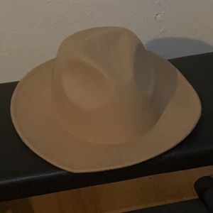 Tan Fedora.